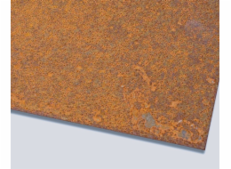Ocelová plech Corten; formát 2x1500x3000mm