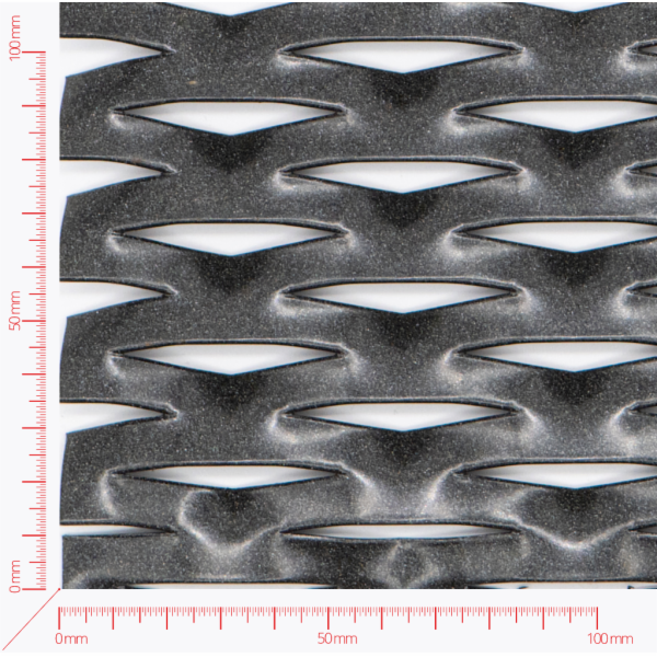 AIRFIELD Tahokov z ocelového plechu; oko kosočtvercové 62,5x22mm; můstek 9mm