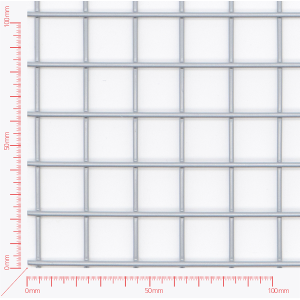 Svařovná síť; oko 20x20mm; materiál tř. FE surový