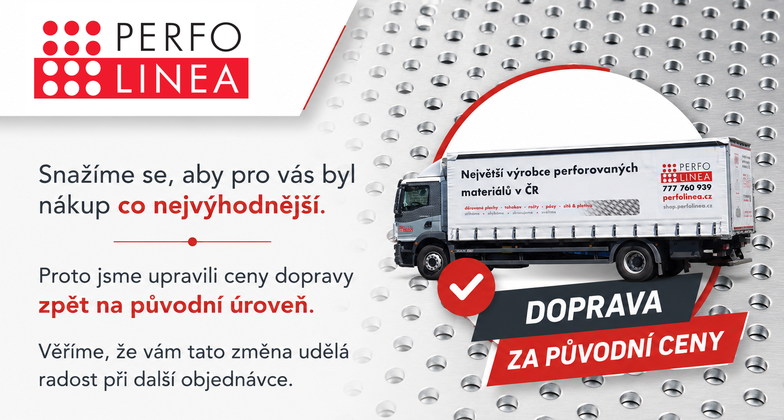 Doprava za původní ceny